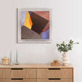 Essentially Minimal II - High Resolution Giclee Printed Canvas Framed in Contemporary Clear Acrylic Frame